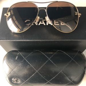 Chanel pilot sunglasses